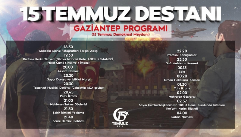 15 Temmuz Şehitlerini Anma, Demokrasi ve Milli Birlik Günü