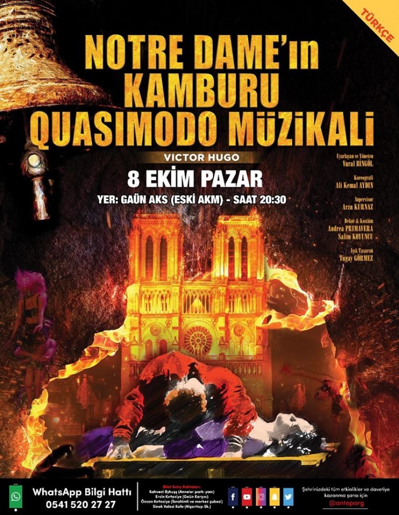 Notre dame’ın Kmburu Quaımodo nüzikali 