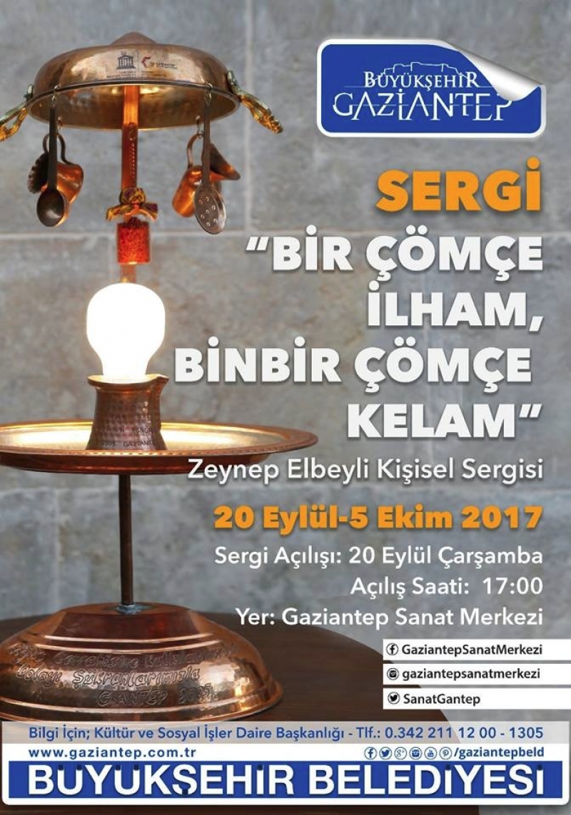 “Bir Çömçe İlham, Binbir Çömçe Kelam” resim sergisi