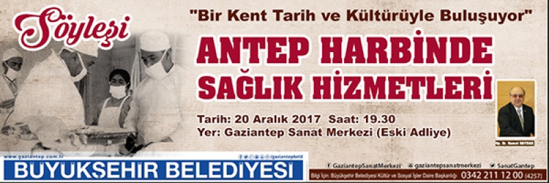 Antep harbinde sağlık hizmetleri