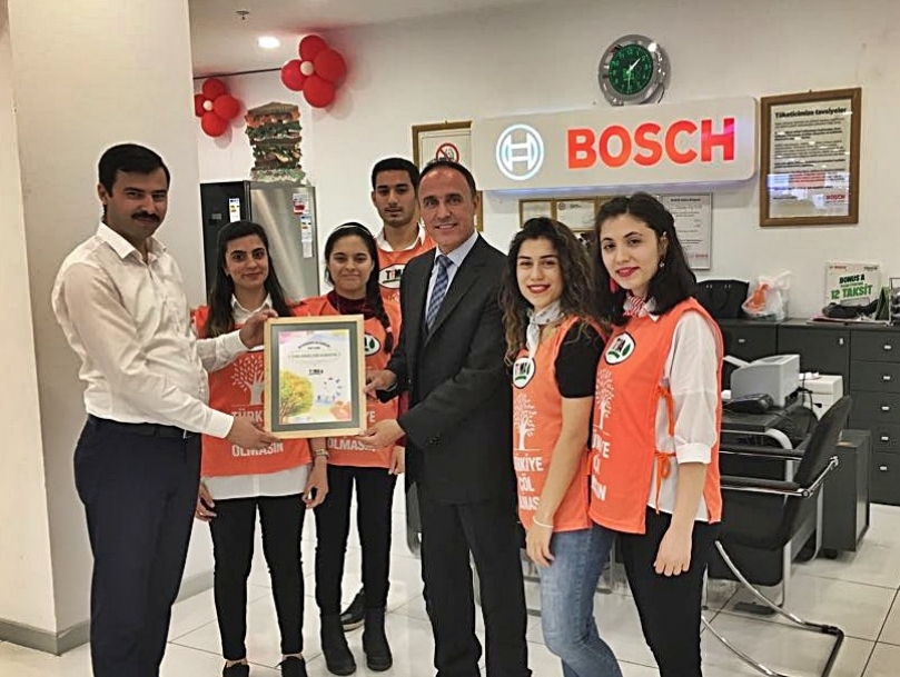 Gaziantep Özsağlamlar BOSCH Çalışanları Tema Gönüllüsü