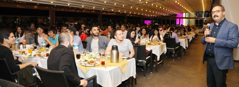 Yabancı öğrenciler iftar yemeğinde buluştu