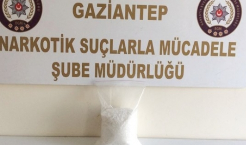 Gaziantep'te uyuşturucu operasyonu: 1 gözaltı