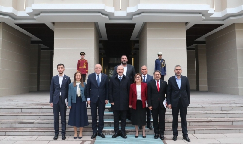 Gaziantep Heyeti İçişleri Bakanı Soylu’yu Ziyaret Etti