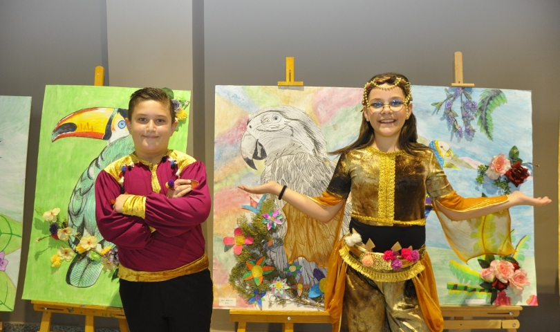 Minik GKV’lilerden muhteşem yıl sonu sergisi