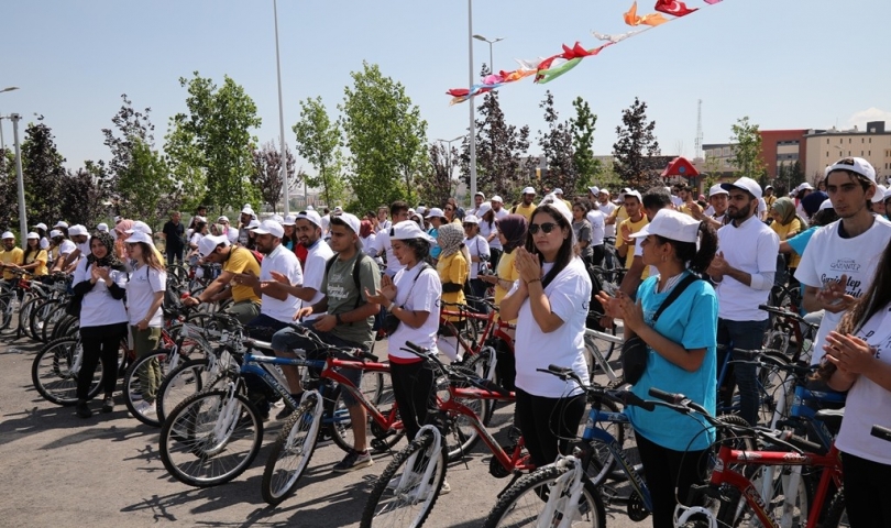 “Şehrini keşfet” bisiklet sürüşü düzenlendi