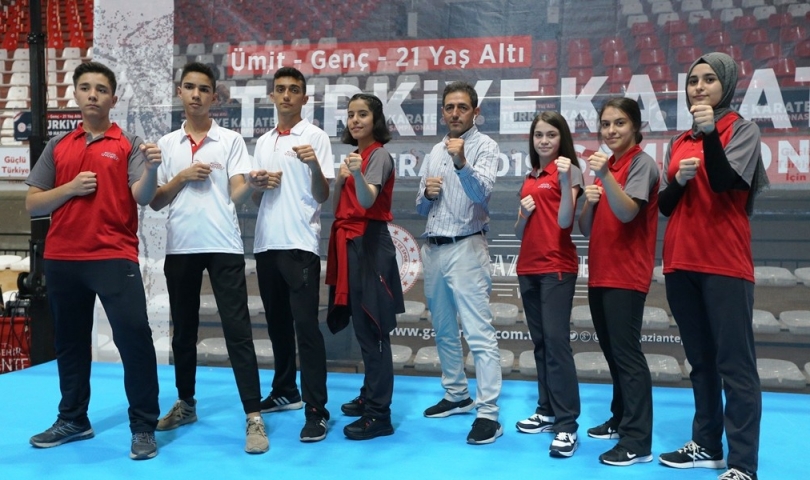 Gaziantep Büyükşehir karate takımı Türkiye şampiyonasında iddialı