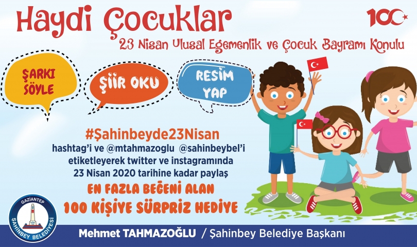 Şahinbey’de 23 Nisan etkinlikleri