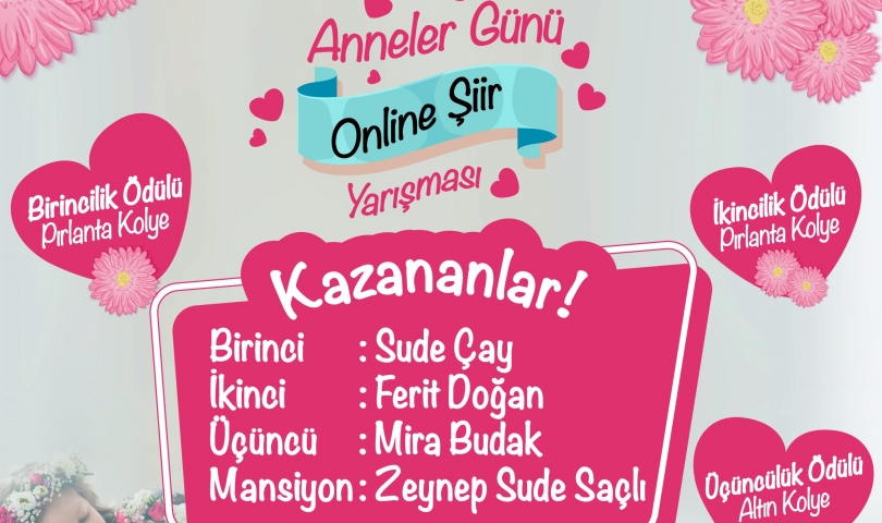 Anneler günü şiir yarışması sonuçlandı