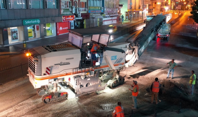 Hürriyet caddesi'nde tamamen yenilendi