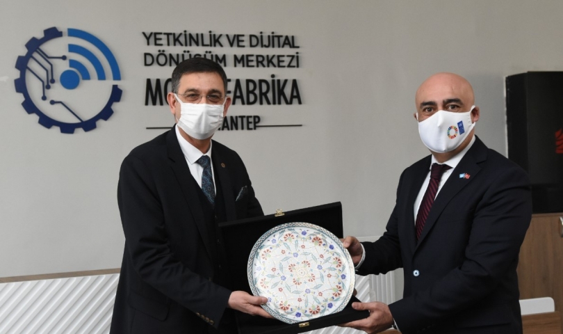 Suhrob Hocimatov'dan , Gaziantep Model Fabrika'ya ziyaret