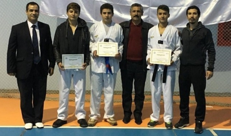 Taekwondo turnuvasında büyük başarı