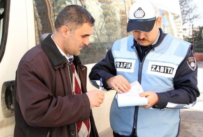 Zabıtadan öğrenci servislerine denetim