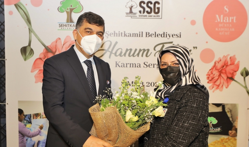 Kadınlar, ürettikleri eserleri beğeniye sundu