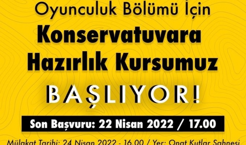 Gaziantep Şehir Tiyatrosu Gençler İçin Konservatuvar Hazırlık Kursu Açıyor