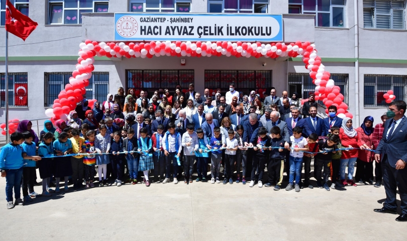 100. Yılda 100 Okul Projesi Kapsamında Hacı Ayvaz Çelik İlkokulu Açıldı