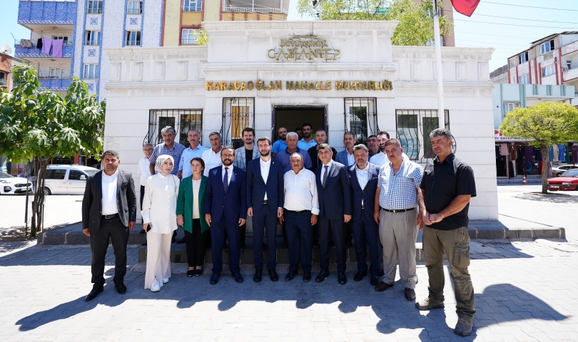 Fadıloğlu ile Yüksel, Karacaoğlan sakinlerini ziyaret ettiler