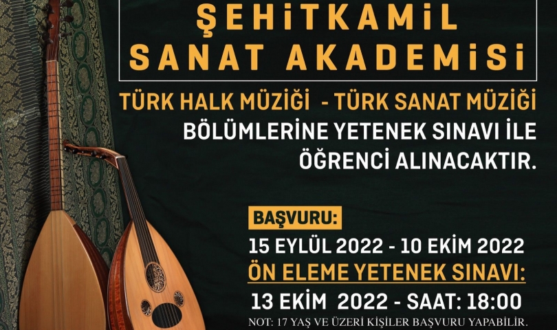 ŞSM’de, yetenek sınavı başvuruları başladı