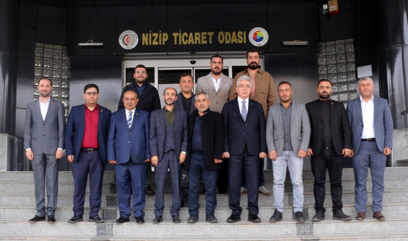 Gaziantep Vergi Dairesi ve Yeniden Refah Partisi’nden NTO’ya hayırlı olsun ziyareti