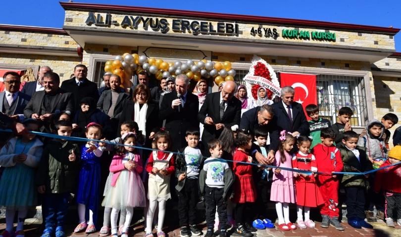 Ali Ayyuş Erçelebi 4-6 Yaş Diyanet Anaokulu törenle açıldı