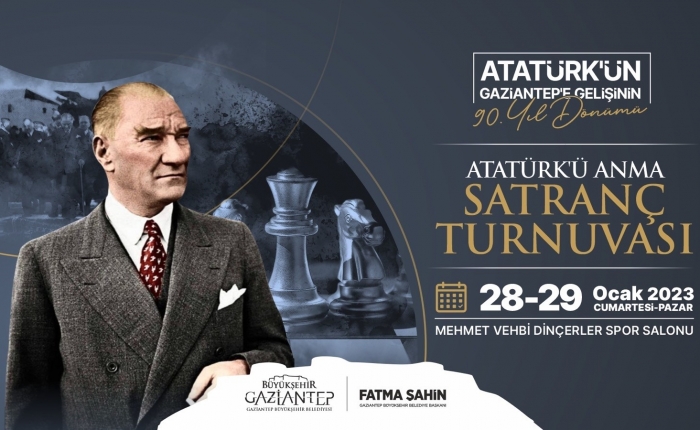 Büyükşehir Atatürk’ü anmak için "Satranç Turnuvası" düzenliyor