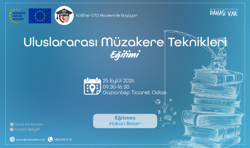 İKİ TUZAK: Batna ve Zopa nedir? / Cevabı Gaziantep’te