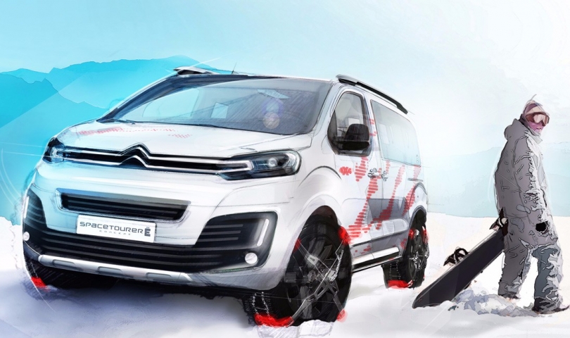 Citroen’den Yeni Bir Konsept ; Spacetourer 4x4 E-Concept