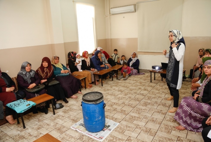 Şehitkamil’den kursiyerlere atık yağ semineri