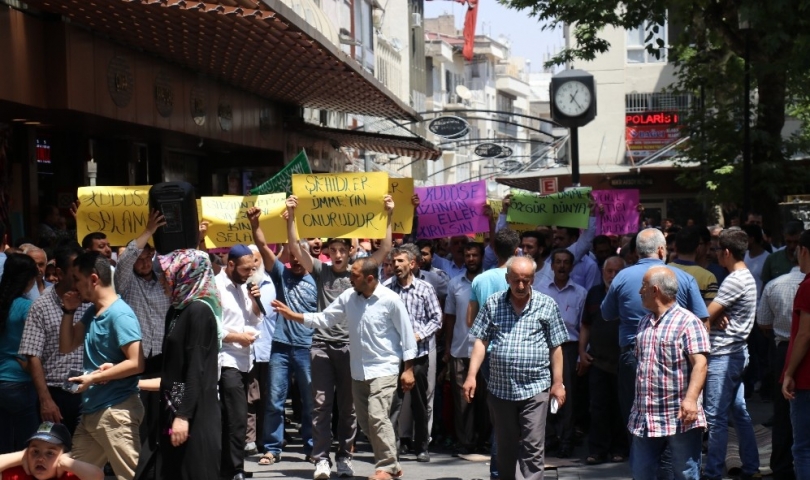 Gaziantep’te Mescid-i Aksa protestosu