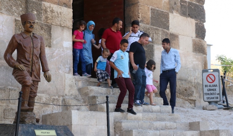 Gaziantep kalesine yoğun ziyaretçi