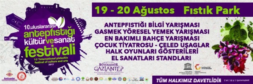 Ünlü sanatçılar "antepfıstığı festivali" kortejinde yürüyecek