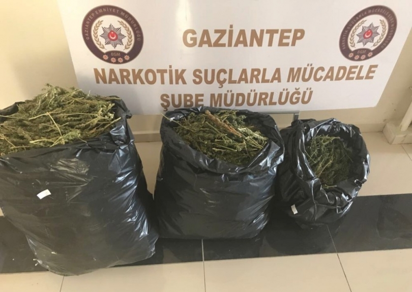 Gaziantep’te 20 kilo uyuşturucu madde ele geçirildi