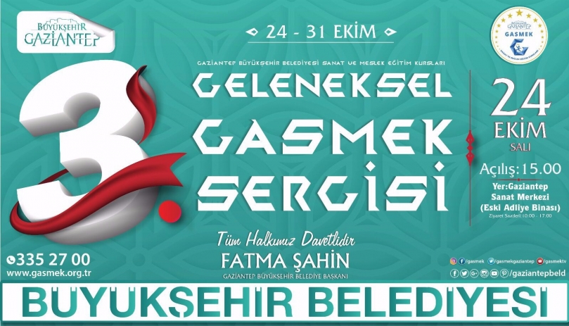 3. Geleneksel GASMEK Sergisi Açılıyor