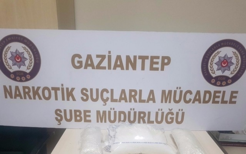 Gaziantep'te uyuşturucu operasyonu : 3 gözaltı