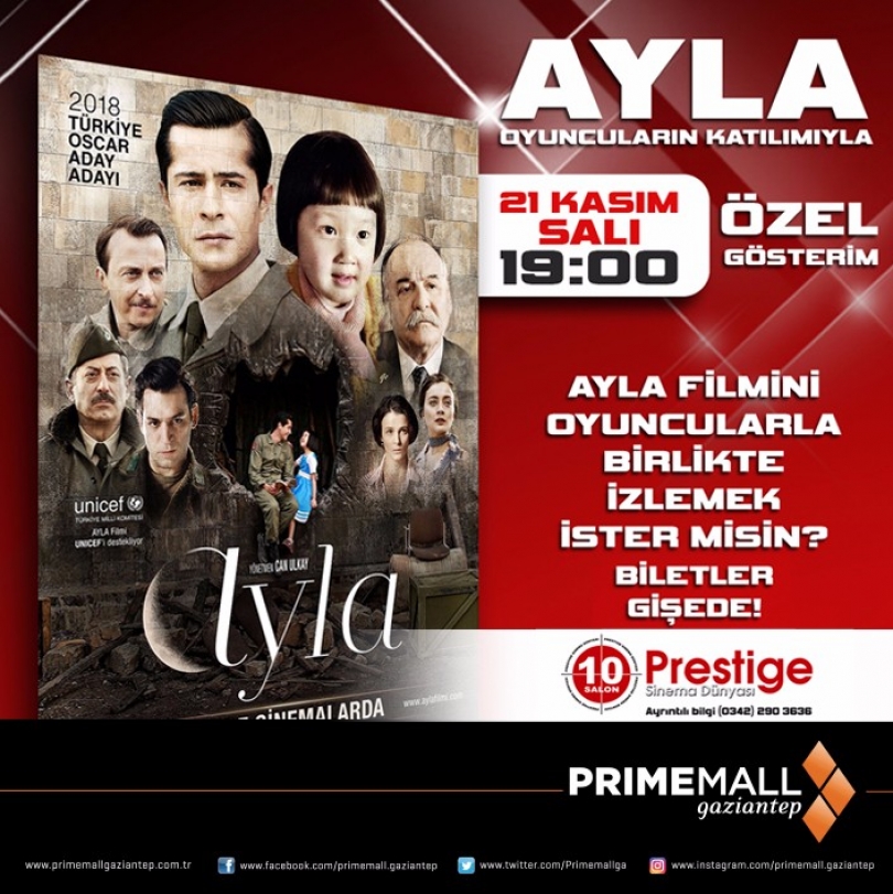 Ayla Primemall Gaziantep’te