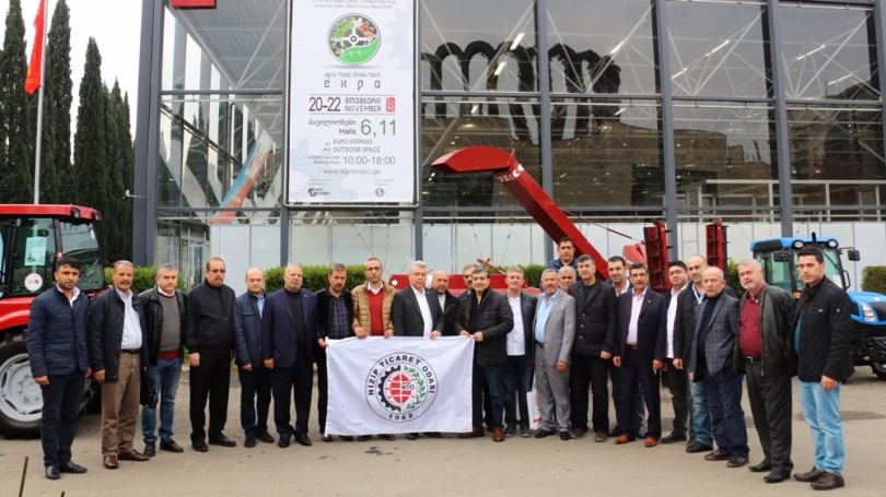 Nizipli iş adamları Tiflis’te Agro Expo Food Drink Tech Fuarında