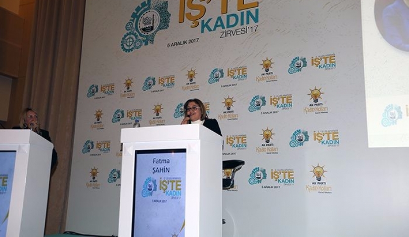 Fatma Şahin, 'Kadın' zirvesinde