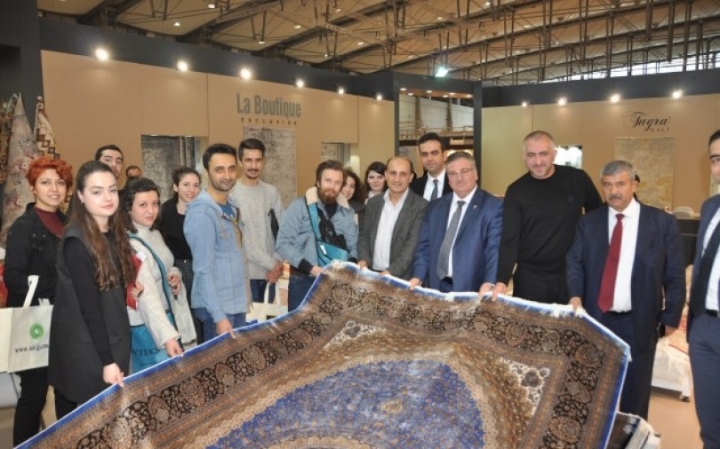 Gaziantepli halıcılar Domotex 2018 için dokudu