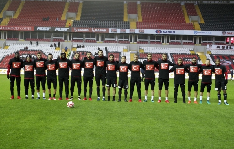 Gazişehir Gaziantepsporlu yabancı ve yerli futbolculardan destek