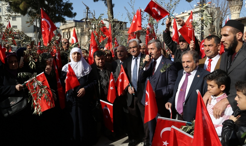 Şahinbey’den Zeytin Dalı Operasyonu’na Destek