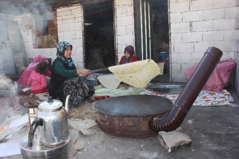 Anadolu kadını kışa hazır