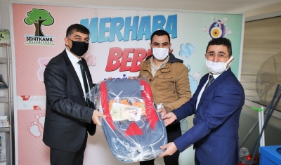 Yeni doğan bebeklere ilk armağan Şehitkamil’den