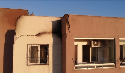 Büyükşehir, yangın sonrası vatandaşların yardımına koştu