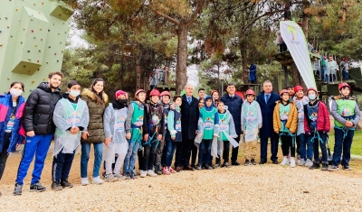 Başkan Fadıloğlu ile Başkan Kılıç, Gençlik Kampı’nı ziyaret etti
