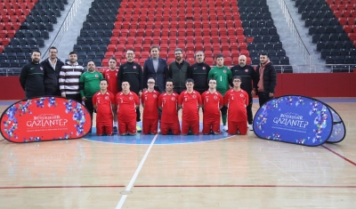 Dünya üçüncüsü Down Sendromlular Futsal Milli Takımı, Gaziantep’te Gazırlık Kampına başladı
