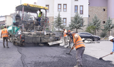 Şehitkamil’e asfalt seriliyor