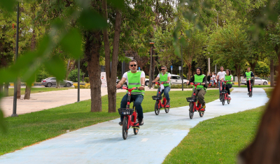Gaziantep’te yeşil pedallar