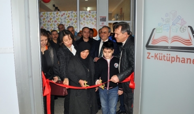 Şehit Polis Ömer Akcan Zenginleştirilmiş Kütüphanesi açıldı