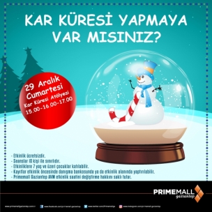 KAR KÜRESİ YAPMAYA VARMISINIZ