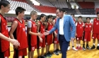 Gaziantep Basketbol Kulübü Başkanı Köken sporcularla bir araya geldi